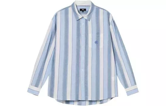 Рубашка унисекс Stussy, цвет Blue