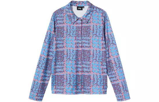 Рубашка унисекс Stussy, цвет Blue