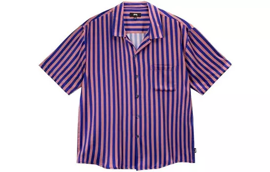 Рубашка унисекс Stussy, фиолетовый