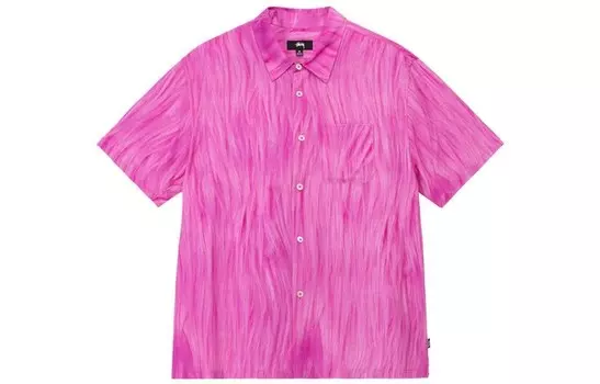 Рубашка унисекс Stussy, розовый