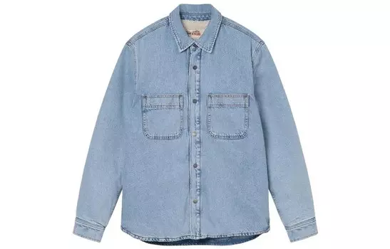 Рубашка унисекс Stussy, светло-голубой