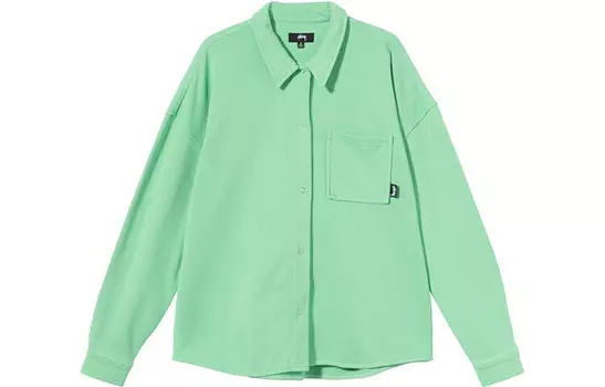 Рубашка унисекс Stussy, зеленый