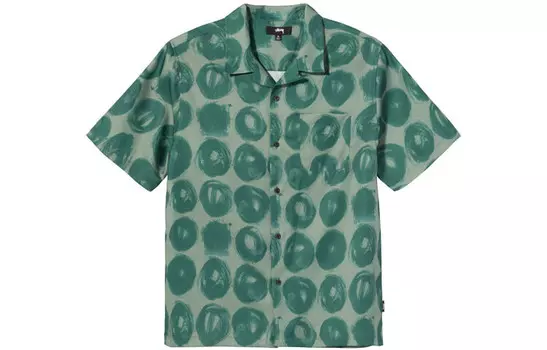 Рубашка унисекс Stussy, зеленый