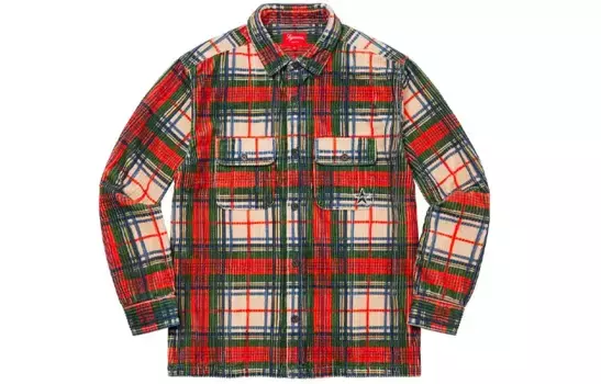 Рубашка унисекс Supreme, красный