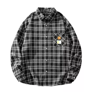 Рубашка унисекс The Simpsons, Yellow Plaid