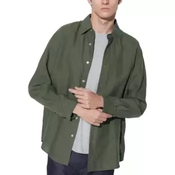 Рубашка унисекс Тимьян Uniqlo, цвет Thyme