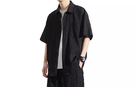 Рубашка унисекс TnTn, черный