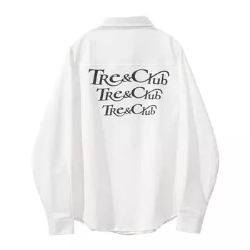 Рубашка унисекс tre club, Белый