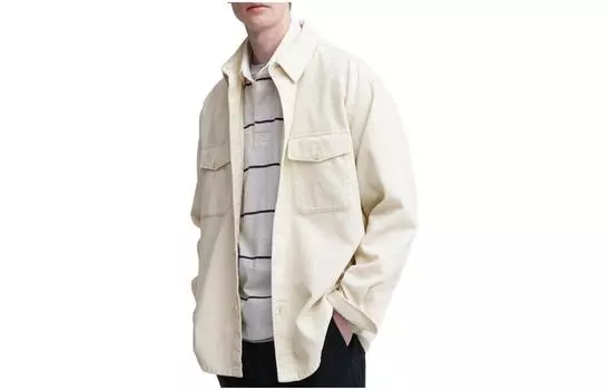 Рубашка унисекс UNIQLO, цвет Beige