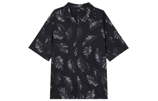 Рубашка унисекс UNIQLO, цвет Black