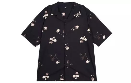 Рубашка унисекс UNIQLO, цвет Black