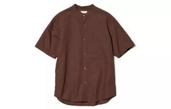 Рубашка унисекс UNIQLO, цвет Brown