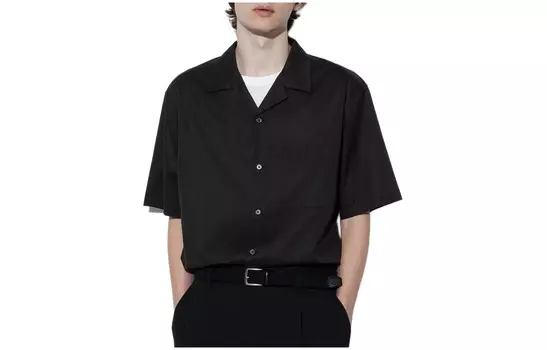 Рубашка унисекс Uniqlo, оливковый