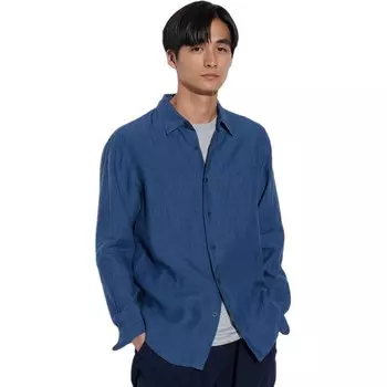 Рубашка унисекс Uniqlo, оранжевый