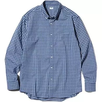 Рубашка унисекс UNIQLO, Royal Blue (Shopping Bag)