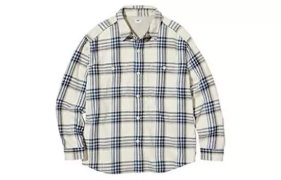 Рубашка унисекс UNIQLO, Светло-бежевый