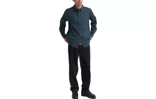 Рубашка унисекс верблюжья Uniqlo, коричневый
