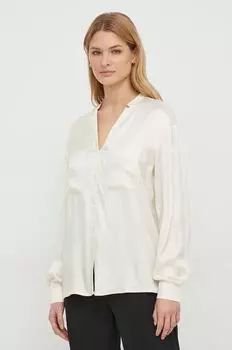 Рубашка United Colors of Benetton, бежевый