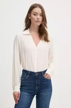 Рубашка United Colors of Benetton, бежевый