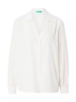 Рубашка UNITED COLORS OF BENETTON Blouse, кремовый