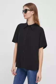 Рубашка United Colors of Benetton, черный