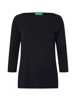 Рубашка UNITED COLORS OF BENETTON, черный