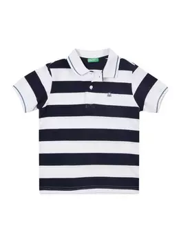 Рубашка UNITED COLORS OF BENETTON, цвет Opal/Dark blue