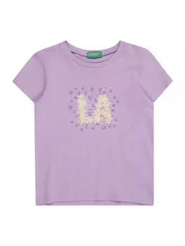 Рубашка UNITED COLORS OF BENETTON, цвет Purple/Lilac