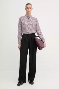 Рубашка United Colors Of Benetton, фиолетовый