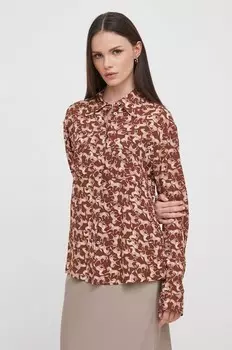 Рубашка United Colors of Benetton, коричневый