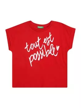 Рубашка UNITED COLORS OF BENETTON, красный