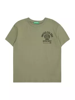 Рубашка UNITED COLORS OF BENETTON, оливковый