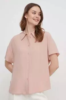 Рубашка United Colors of Benetton, розовый