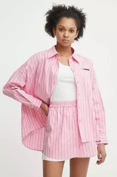 Рубашка United Colors of Benetton, розовый