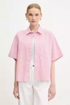 Рубашка United Colors Of Benetton, розовый