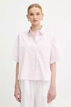 Рубашка United Colors Of Benetton, розовый