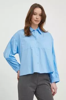 Рубашка United Colors of Benetton, синий