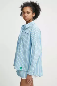 Рубашка United Colors of Benetton, синий