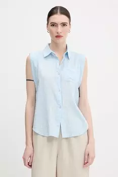 Рубашка United Colors Of Benetton, синий