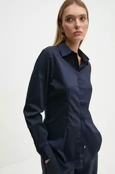 Рубашка United Colors of Benetton, темно-синий