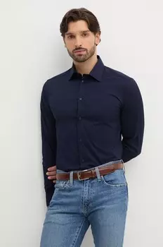 Рубашка United Colors of Benetton, темно-синий