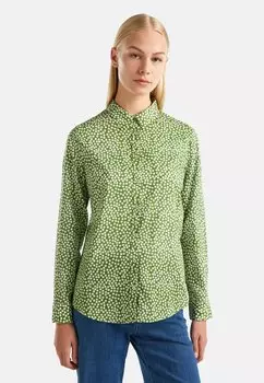 Рубашка United Colors of Benetton, зеленый