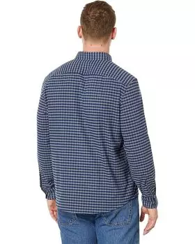 Рубашка UNTUCKit Wrinkle-Free Performance Flannel Shirt, синий