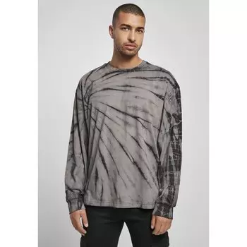 Рубашка Urban Classics Boxy Tye Dye Big, черный