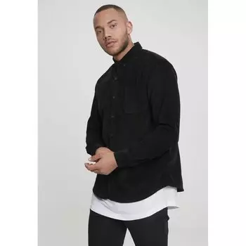 Рубашка Urban Classics Corduroy, черный