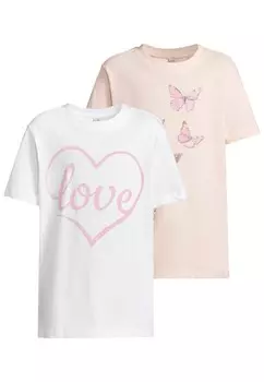 Рубашка Urban Classics, цвет Light pink/White