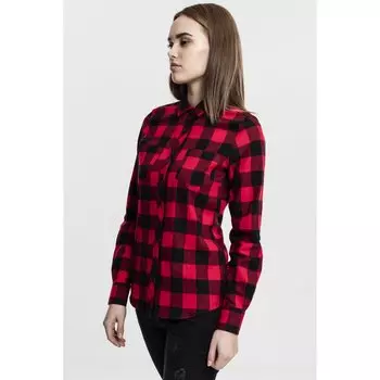 Рубашка Urban Classics Ed Flanell, черный
