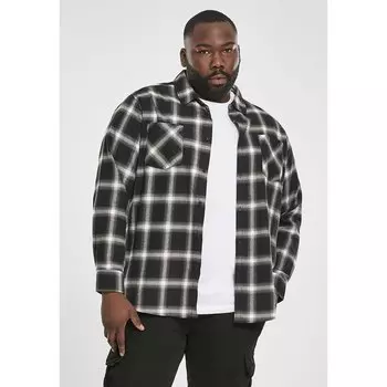 Рубашка Urban Classics Flanell 6, черный