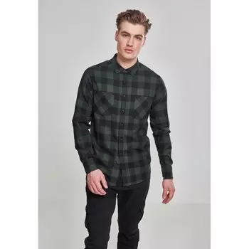 Рубашка Urban Classics Flanell, черный