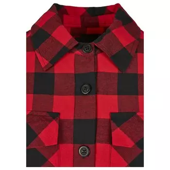 Рубашка Urban Classics Flannel, красный